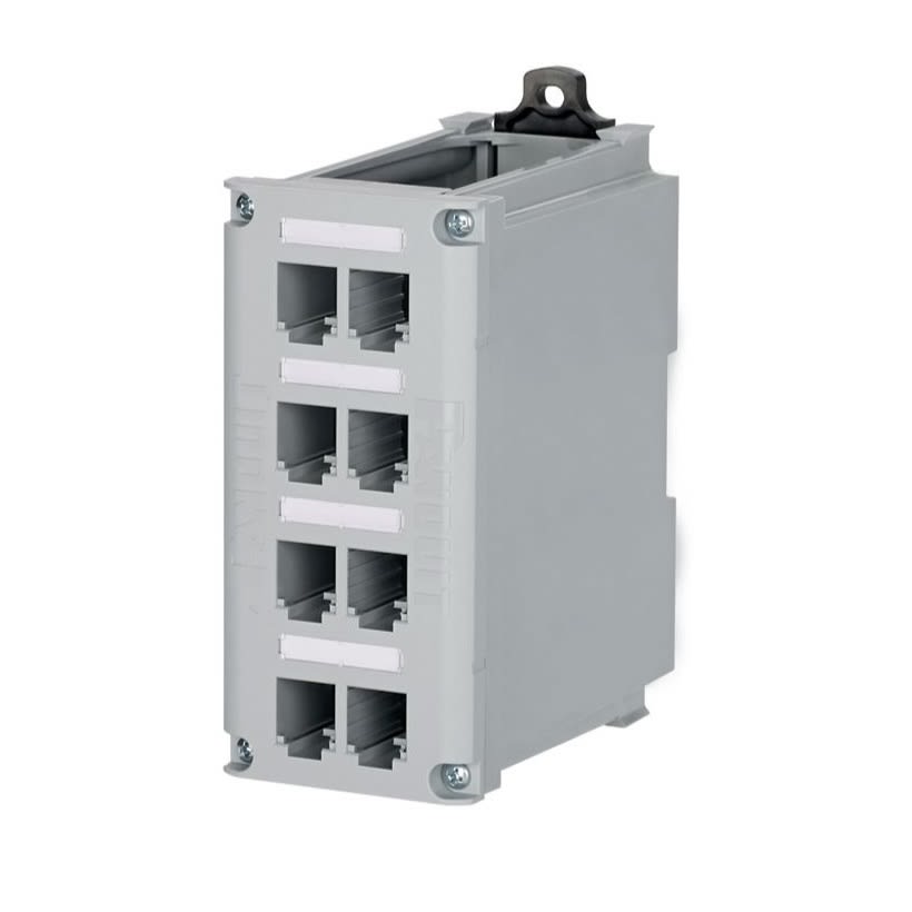 PANDUIT - PANCDPP8RG-S THE INDUSTRIALNET COPPER SHIELDED DIN RA