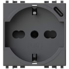 4 BOX SRL - 4BX4B.V19.P40.USB P40 USB 3.0 VIMAR ARKE GRIGIO