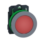SCHNEIDER ELECTRIC - SNRXB5FVB4C0 Lampada spia rossa 24Vac/dc filopannello - Ø30 - LED universale - ghiera grigia - Ø30 - LED universale