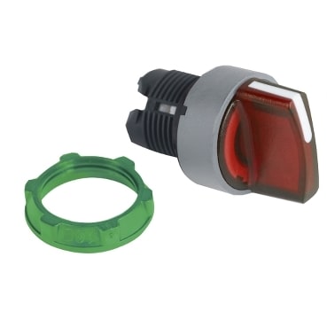 SCHNEIDER ELECTRIC - SNRZB5AK1743C0 TESTA SELETTORE LUMINOSO ROSSO GRIGIO