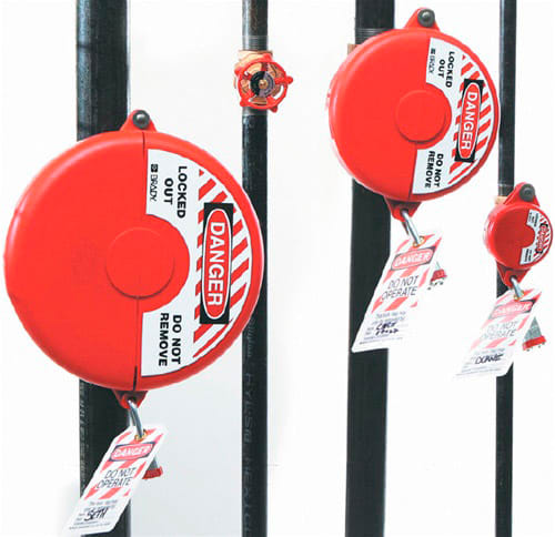 BRADY ITALIA - MOD065561 GATE VALVE LOCKOUT 2.5-5 IN - 1 PEZZI