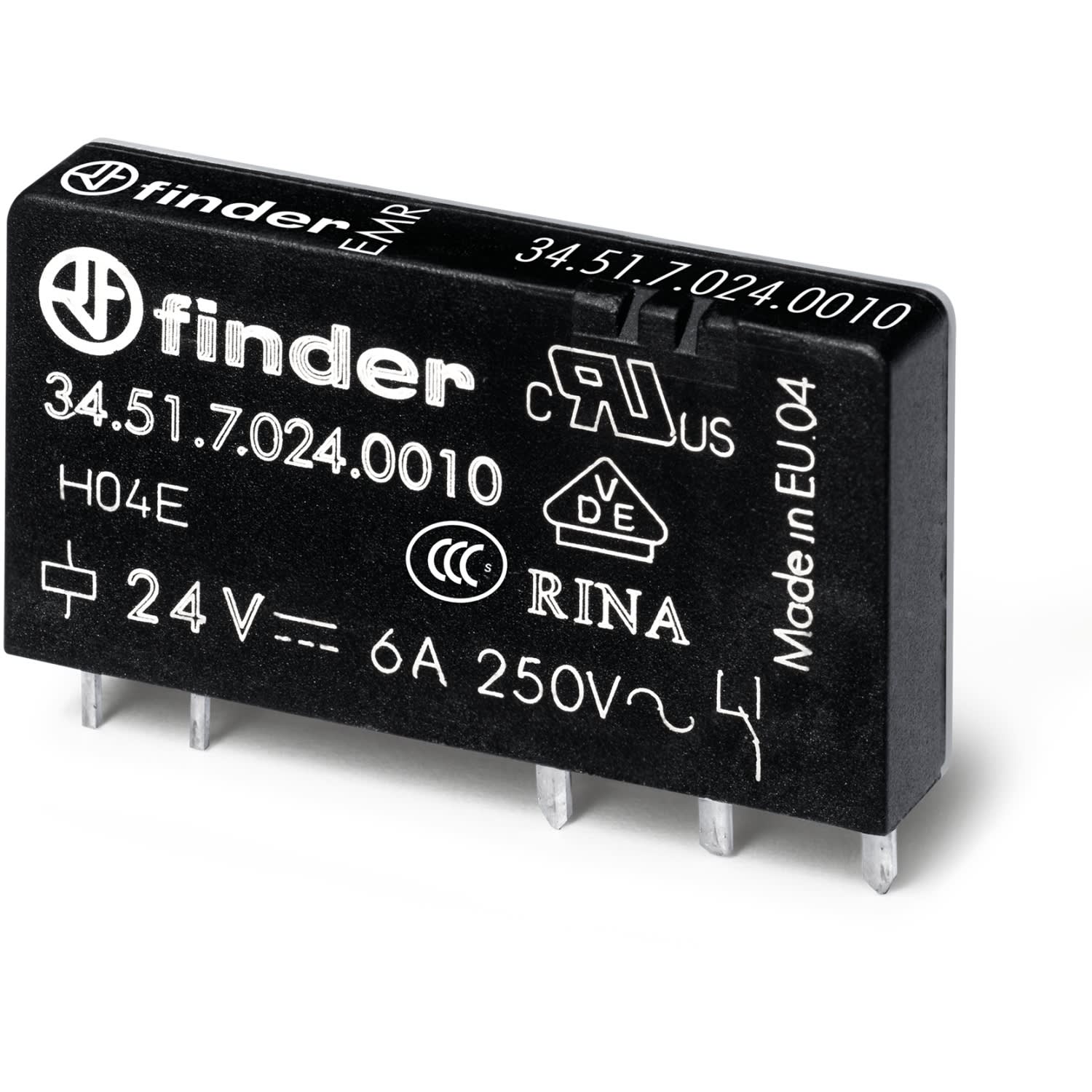 FINDER SPA - FIN345170480310 MINI RELE PER C.S. EMR 1CONTATTO 6A