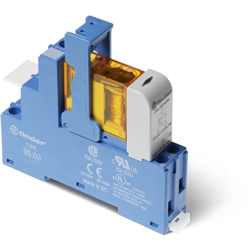 FINDER SPA - FIN483180120060SPB INTERFACCIA MODULARE A RELE 1 CONTATTO