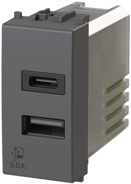4 BOX SRL - 4BX4B.V19.USB.30 USB 3.0 VIMAR ARKE GRIGIO