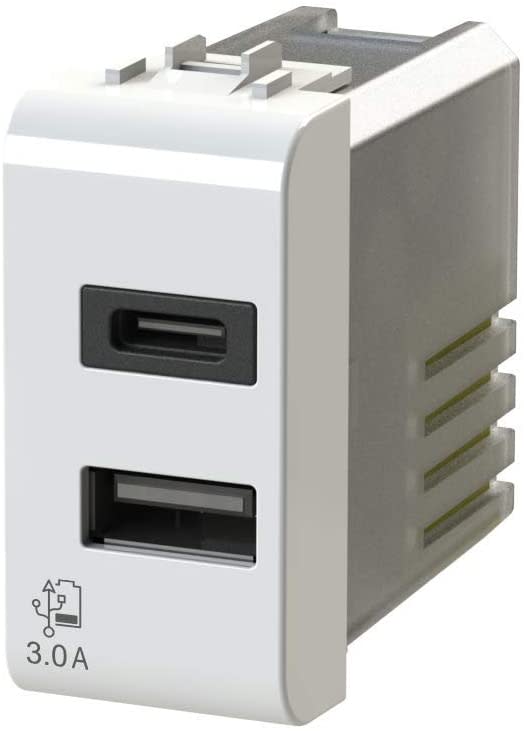 4 BOX SRL - 4BX4B.G10.USB.30 USB 3.0 GEWISS CHORUS BIANCA