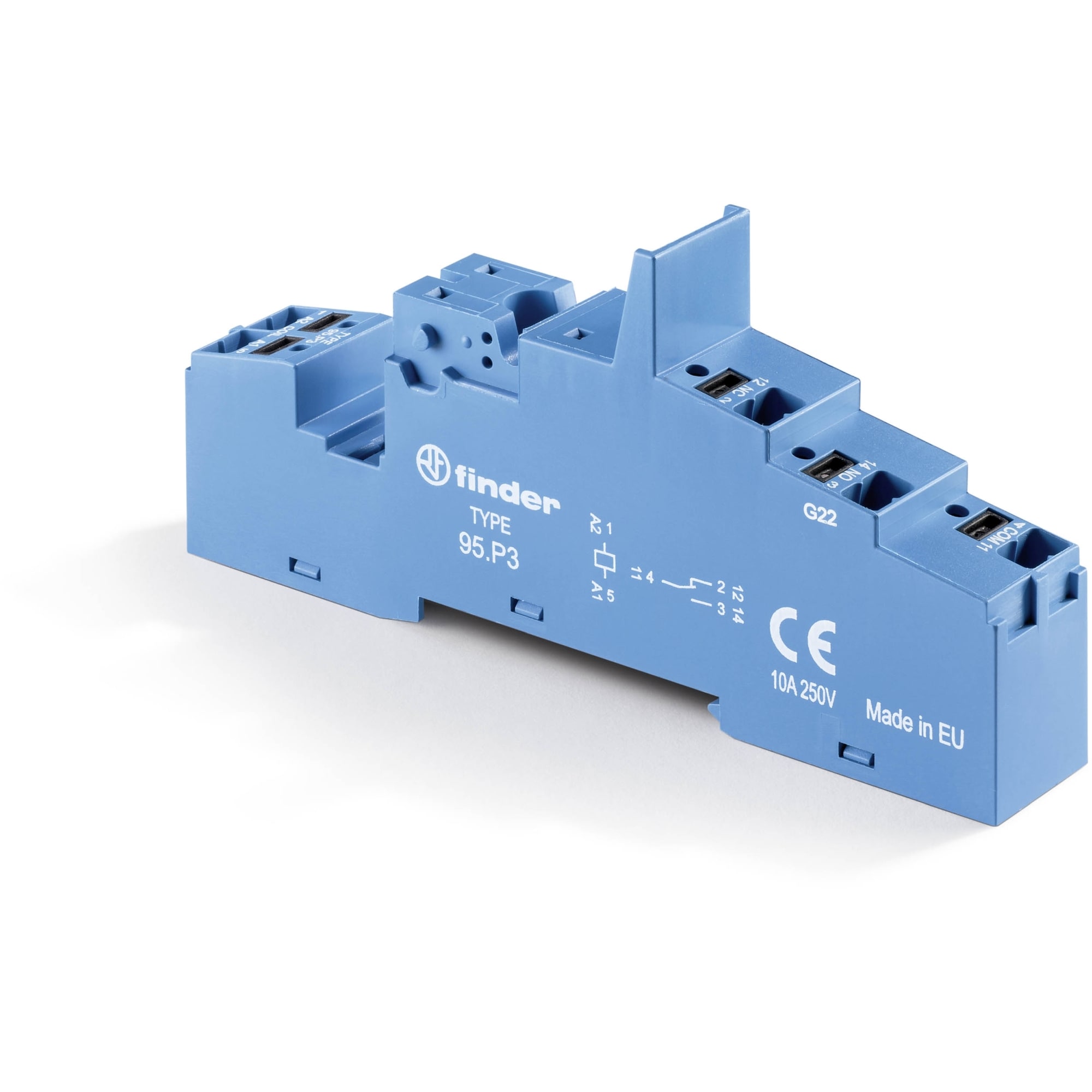 FINDER SPA - FIN95P3SMA ZOCCOLO MORSETTI PUSH-IN 1P S.40