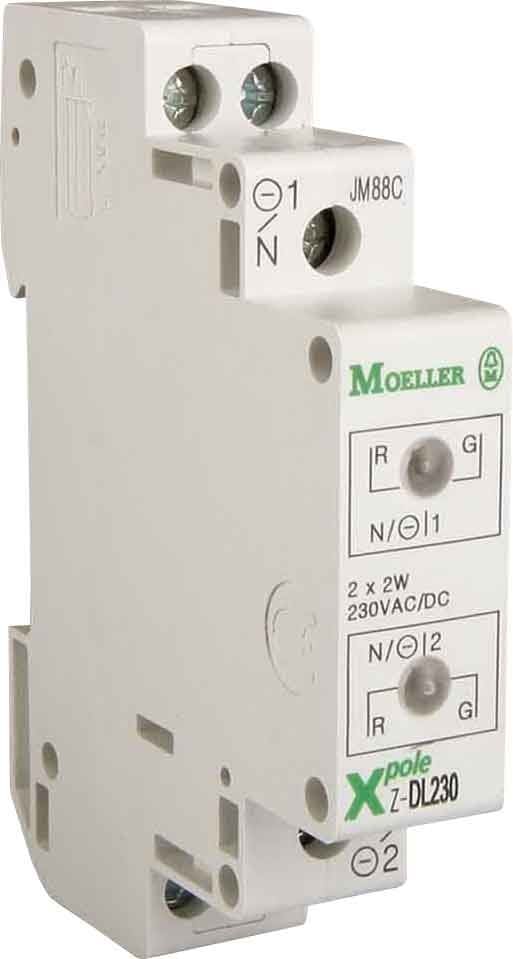 EATON - EAO284925 Z-DLD/2/230 2LED ROSSO E VERDE 230V AC