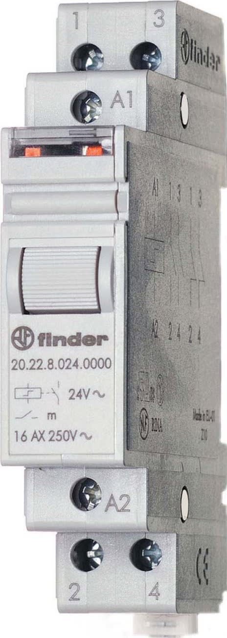 FINDER SPA - FIN202280124000 RELE AD IMPULSI 17.5MM 2NO 16A