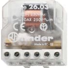 FINDER SPA - FIN260380240000 RELE AD IMPULSI PANNELLO 1NO+1NC 10A