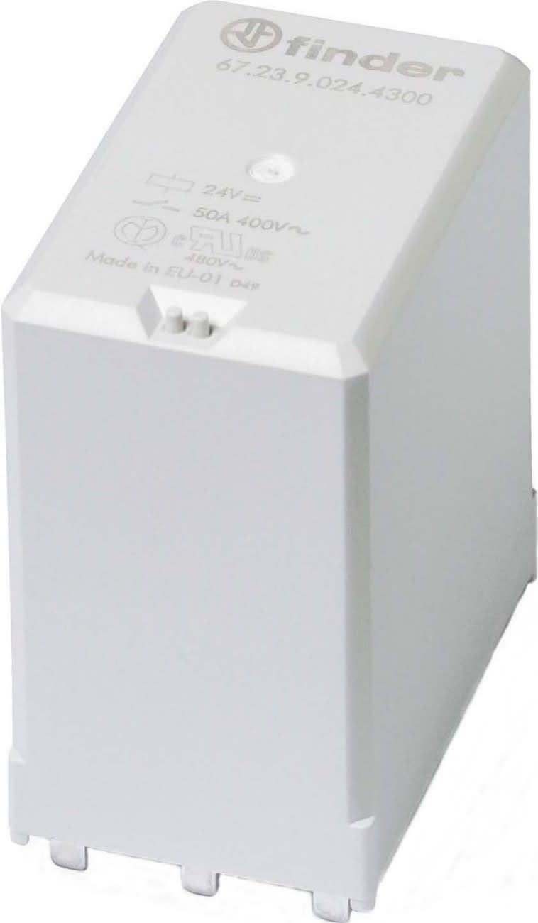 FINDER SPA - FIN672390244300S RELÈ DI POTENZA C.S. 3 CONTATTI 50A