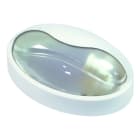 FANTON SRL - FME62740-C PLAF.MAXI OVALE IP65-100W-E27+PALPEB. BI