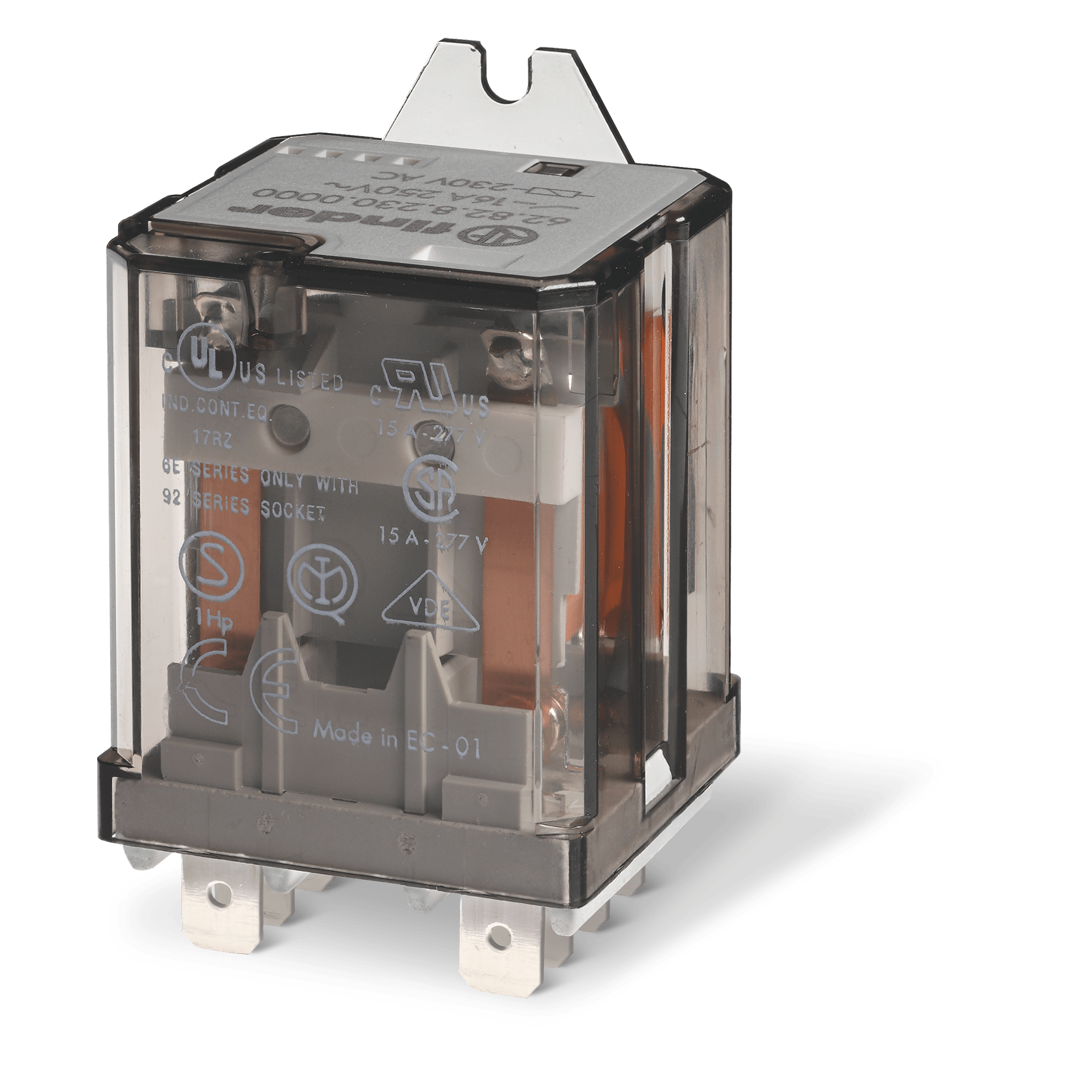 FINDER SPA - FIN628290244500 RELE DI POTENZA 2 CONTATTI 16A FASTON25