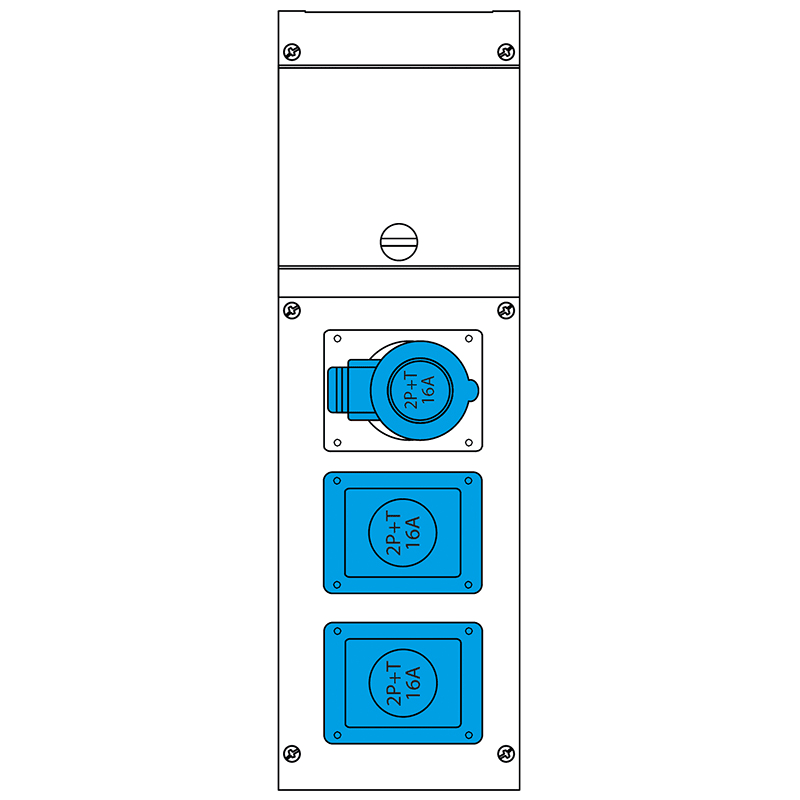 SCAME PARRE SPA - SCA630.3006-474 QUADRO DISTR. PORTATILE BLOCK3