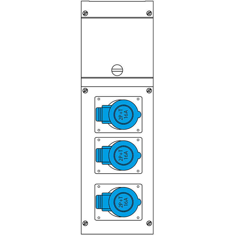 SCAME PARRE SPA - SCA630.3006-476 QUADRO DISTR. PORTATILE BLOCK3