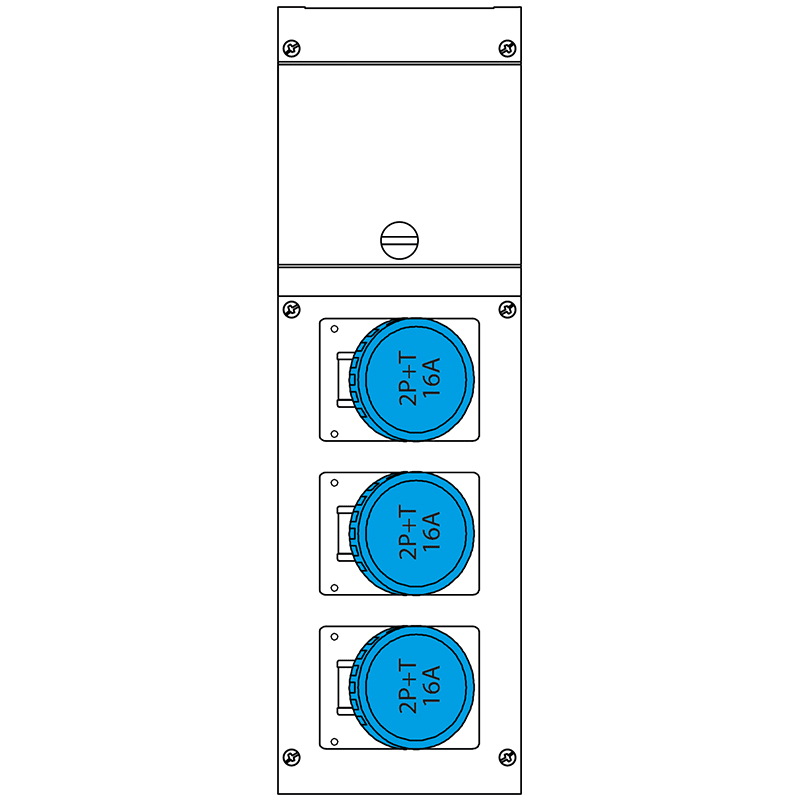 SCAME PARRE SPA - SCA630.3506-1057 QUADRO DISTR. PORTATILE BLOCK3