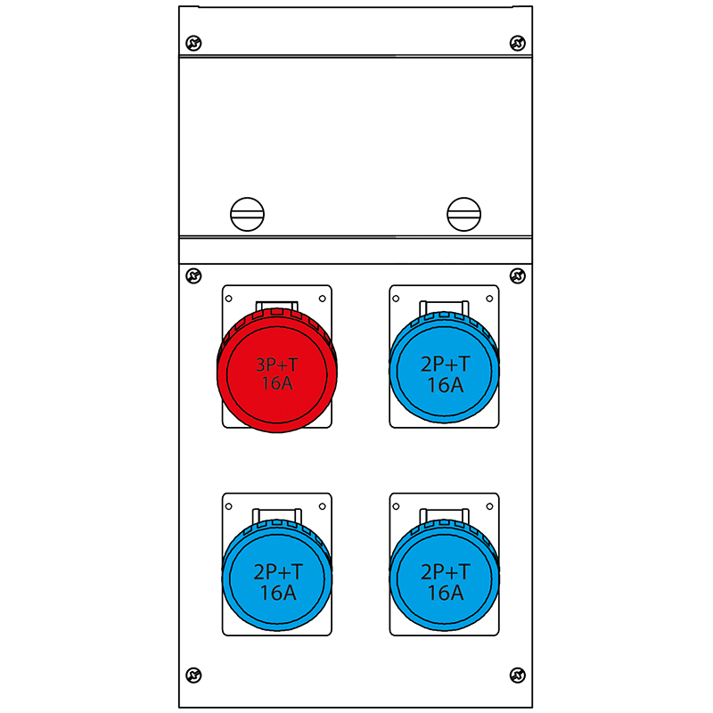SCAME PARRE SPA - SCA630.4506-447 QUADRO DISTR. PORTATILE BLOCK4