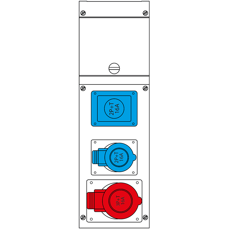 SCAME PARRE SPA - SCA630.3006-052 QUADRO DISTR. PORTATILE BLOCK3