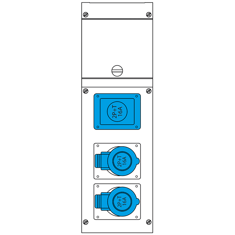 SCAME PARRE SPA - SCA630.3006-056 QUADRO DISTR. PORTATILE BLOCK3