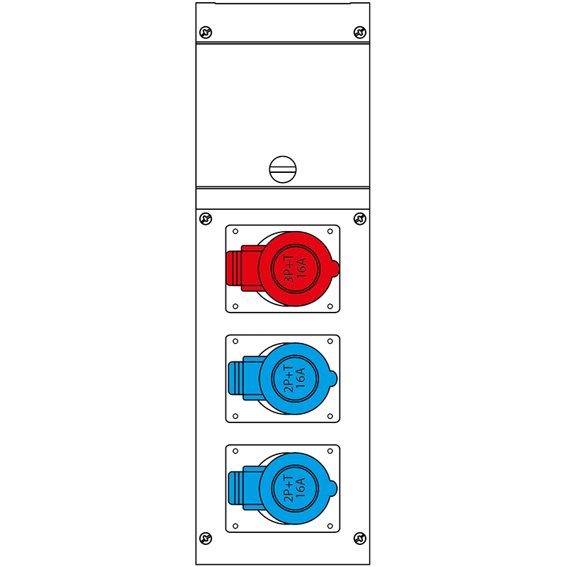 SCAME PARRE SPA - SCA630.3006-059 QUADRO DISTR. PORTATILE BLOCK3