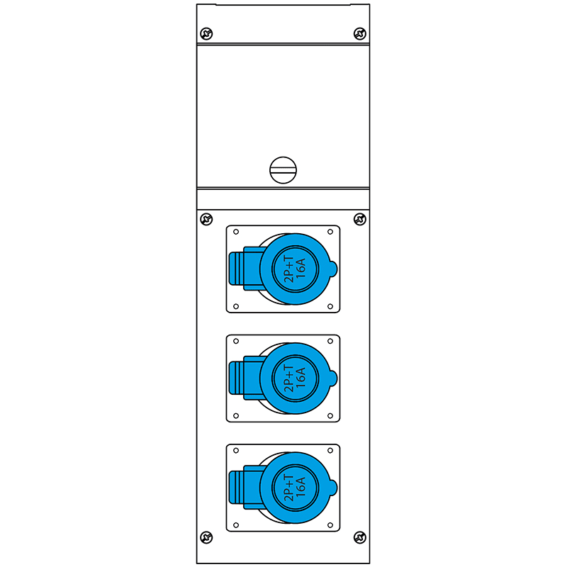 SCAME PARRE SPA - SCA632.3505-062 QUADRO DISTR. DA PARETE BLOCK3