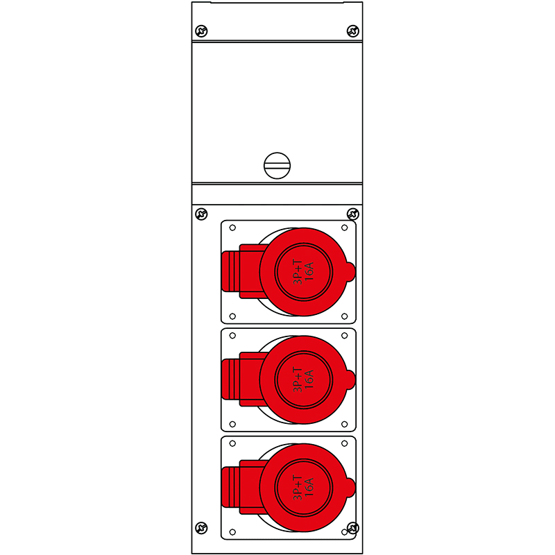 SCAME PARRE SPA - SCA630.3006-063 QUADRO DISTR. PORTATILE BLOCK3