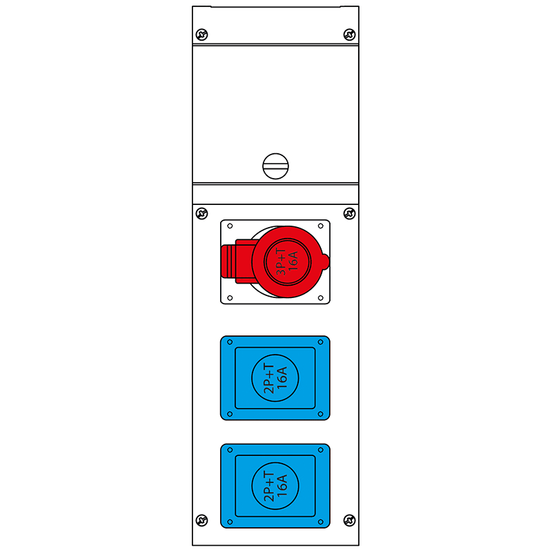 SCAME PARRE SPA - SCA632.3000-394 QUADRO DISTR. DA PARETE BLOCK3