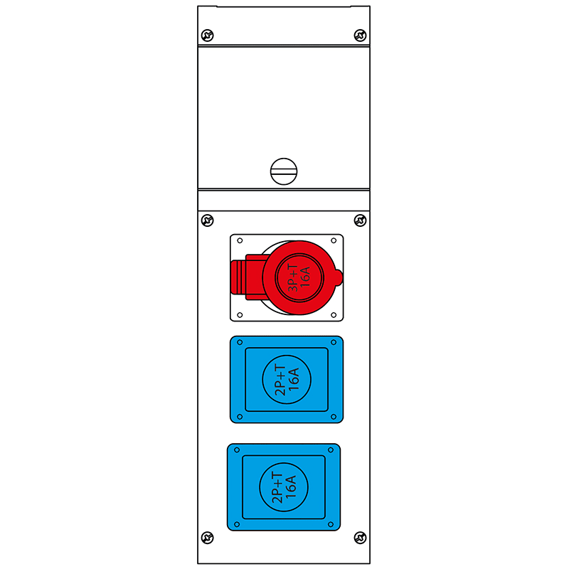 SCAME PARRE SPA - SCA632.3000-395 QUADRO DISTR. DA PARETE BLOCK3