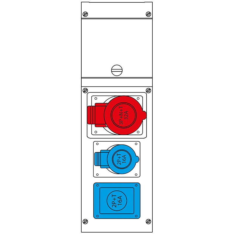 SCAME PARRE SPA - SCA632.3006-406 QUADRO DISTR. DA PARETE BLOCK3