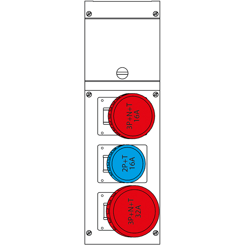 SCAME PARRE SPA - SCA632.3505-325 QUADRO DISTR. DA PARETE BLOCK3