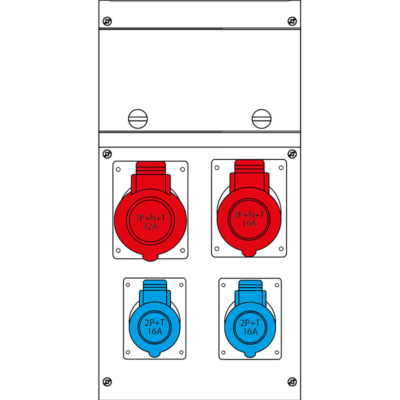 SCAME PARRE SPA - SCA630.4000-328 QUADRO DISTR. PORTATILE BLOCK4