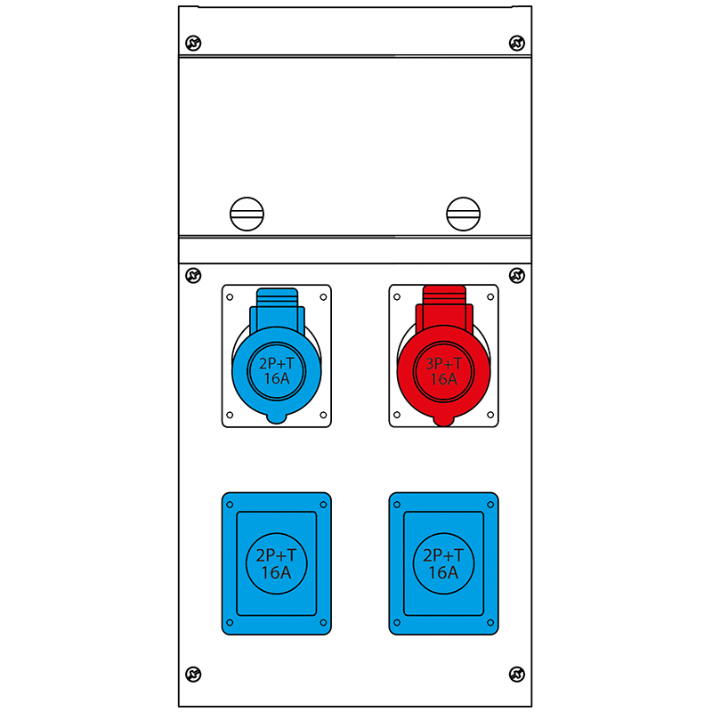 SCAME PARRE SPA - SCA632.4000-342 QUADRO DISTR. DA PARETE BLOCK4