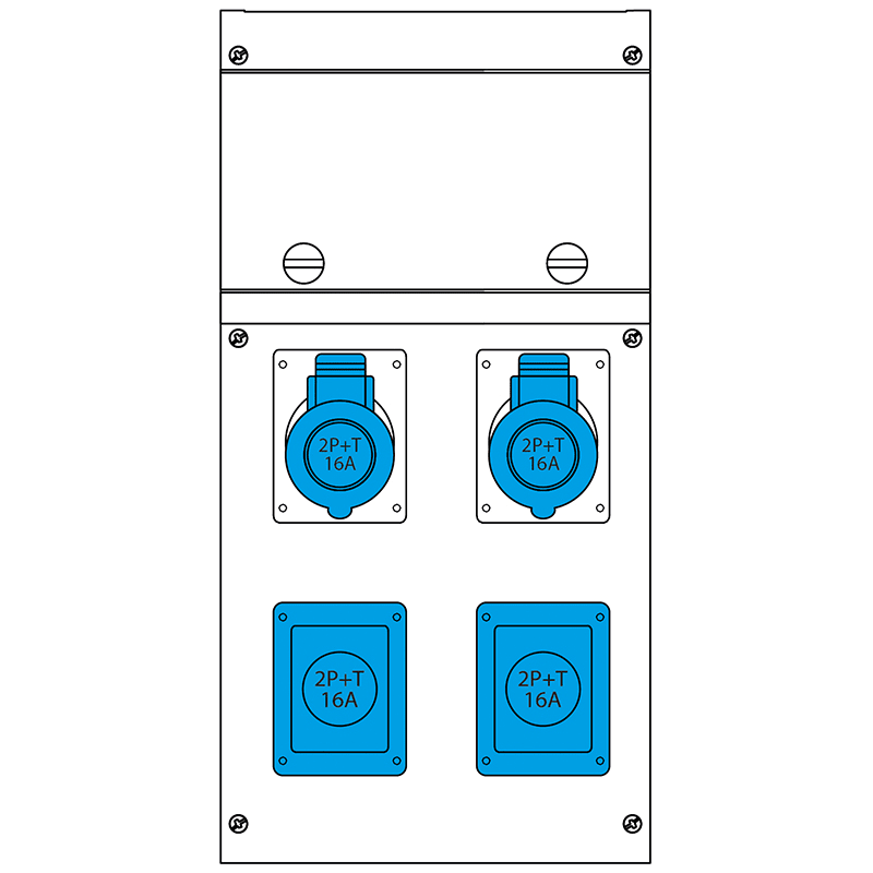 SCAME PARRE SPA - SCA632.4006-330 QUADRO DISTR. DA PARETE BLOCK4