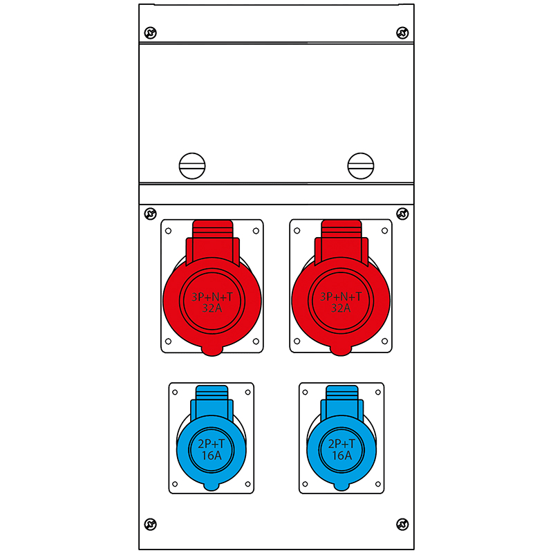 SCAME PARRE SPA - SCA632.4006-405 QUADRO DISTR. DA PARETE BLOCK4