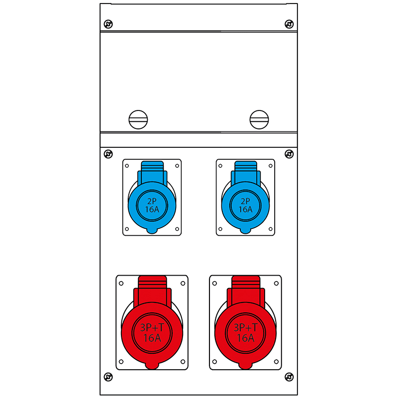SCAME PARRE SPA - SCA630.4009-016 QUADRO DISTR. PORTATILE BLOCK4