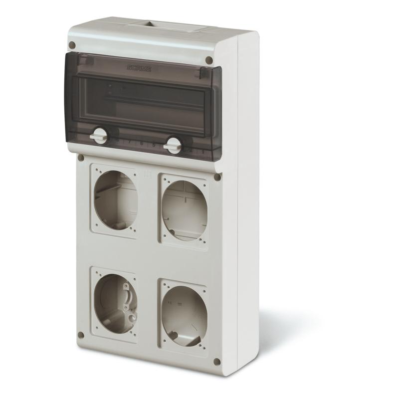 SCAME PARRE SPA - SCA632.4540-000 QUADRO VUOTO BLOCK4 C/FORI 1X32+3X16