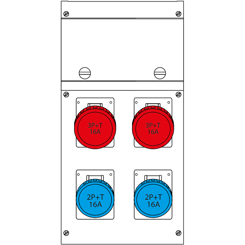 SCAME PARRE SPA - SCA632.4506-003 QUADRO DISTR. DA PARETE BLOCK4