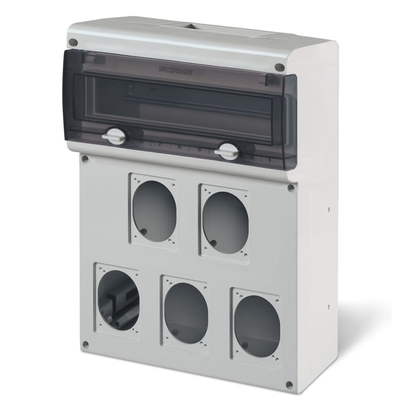 SCAME PARRE SPA - SCA632.5500-000 QUADRO VUOTO BLOCK5 C/FORI X 5 PRESE