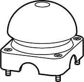 EATON - EAO071810 FAK-R COPERCHIO GRIGIO CON PULSANTE ROSS