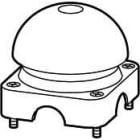 EATON - EAO095540 FAK-S COPERCHIO GRIGIO CON PULSANTE NERO