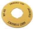 EATON - EAO216466 M22-XAK2 ETICH. ARR. EM. D90 D-GB-ES-P