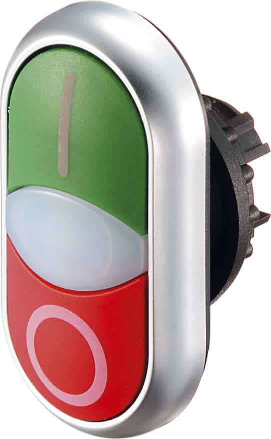 EATON - EAO218145 M22-DDL-S-X4/X5 PULS. DOP. LUM., IMP., N