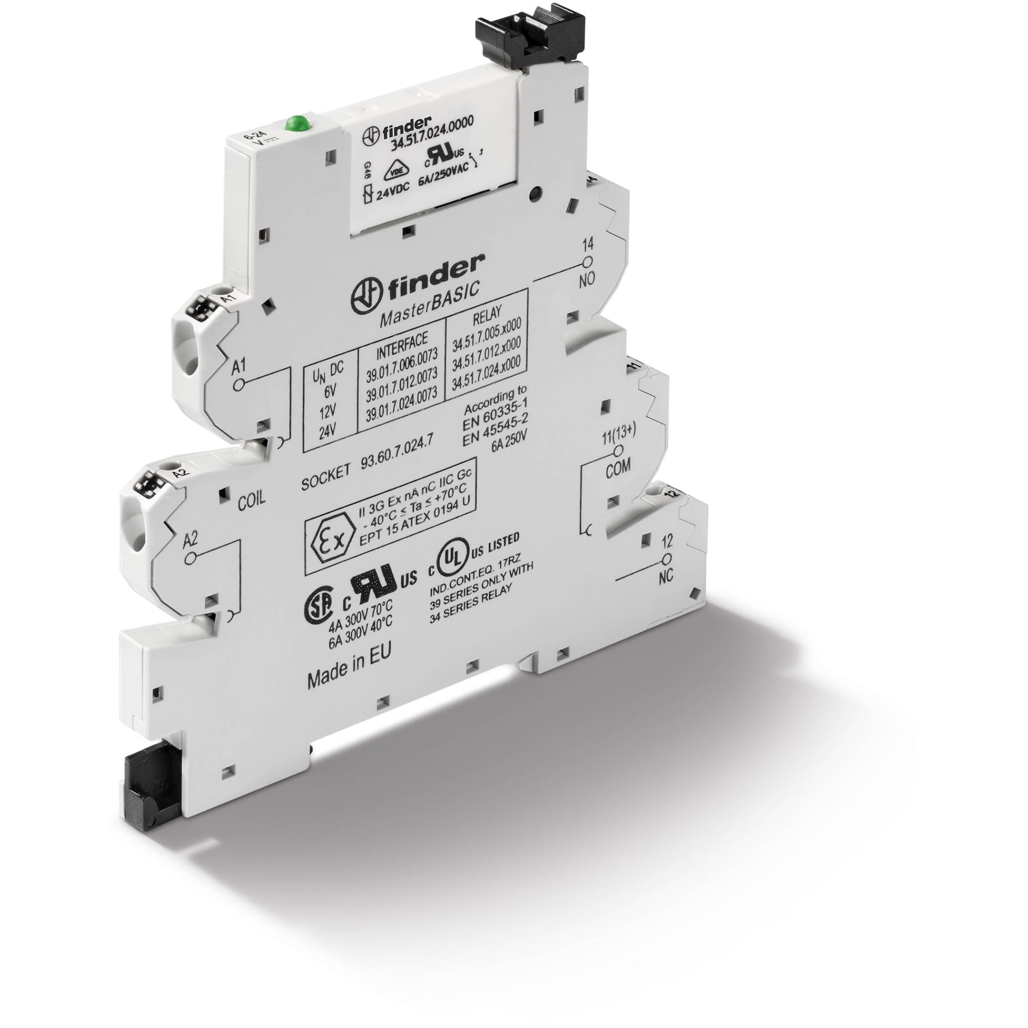 FINDER SPA - FIN390100060073 MASTERBASIC - INTER. EMR PUSH-IN