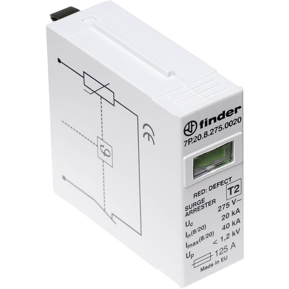 FINDER SPA - FIN7P2095000015 CARTUCCIA VARISTORE 510VDC 15KA
