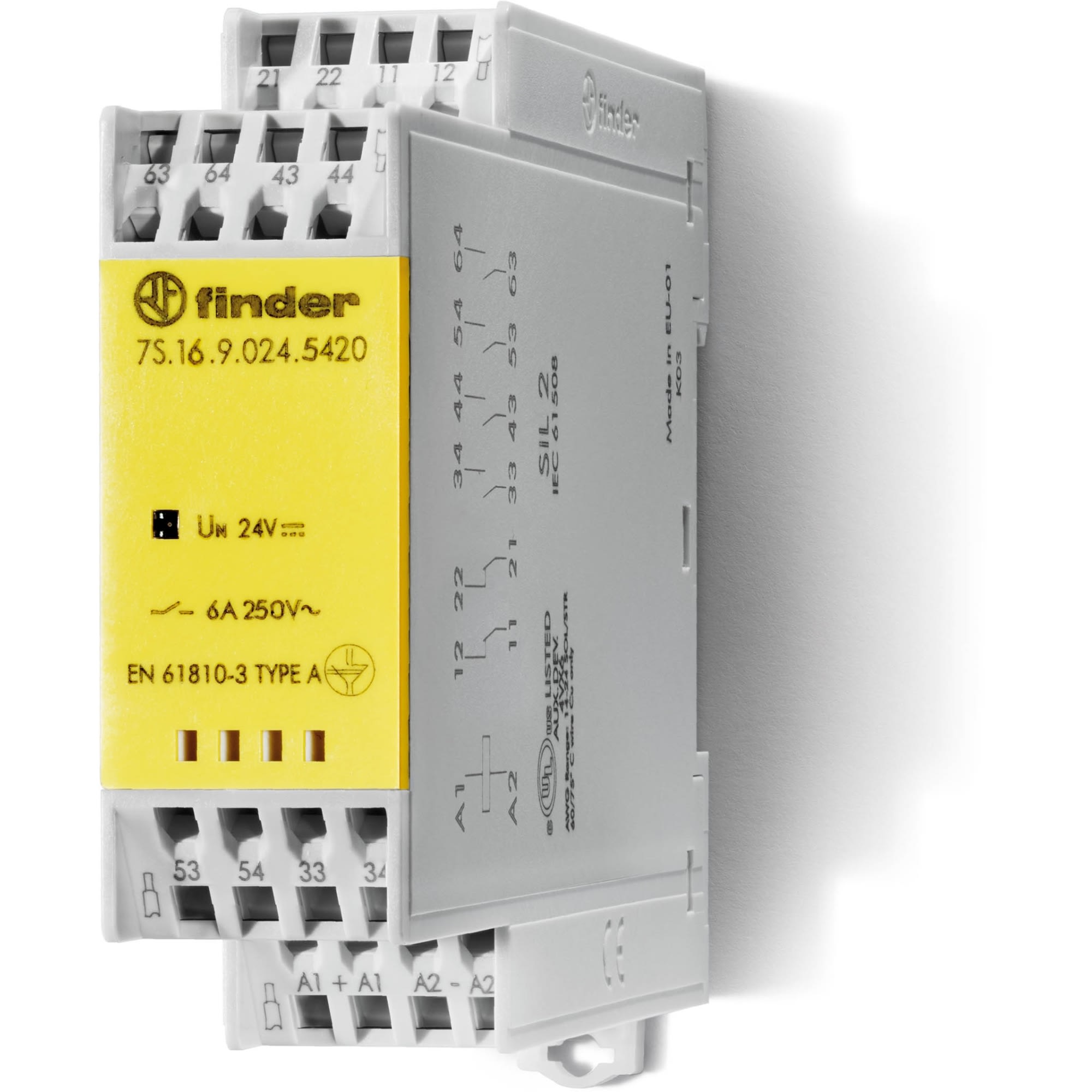 FINDER SPA - FIN7S1682305420 RELÈ MODULARE CON CONTATTI GUIDATI