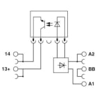PHOENIX CONTACT - PHC2908172 PLC-OPT-24DC/V8C/SEN MODULO RELE