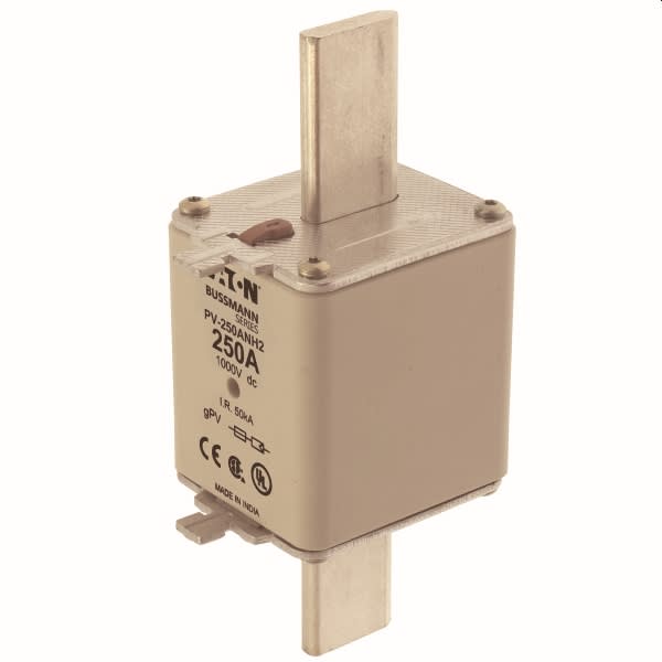 EATON - EAOPV-250ANH2 FUSE 250A 1000V DC PV SIZE 2 DUAL IND