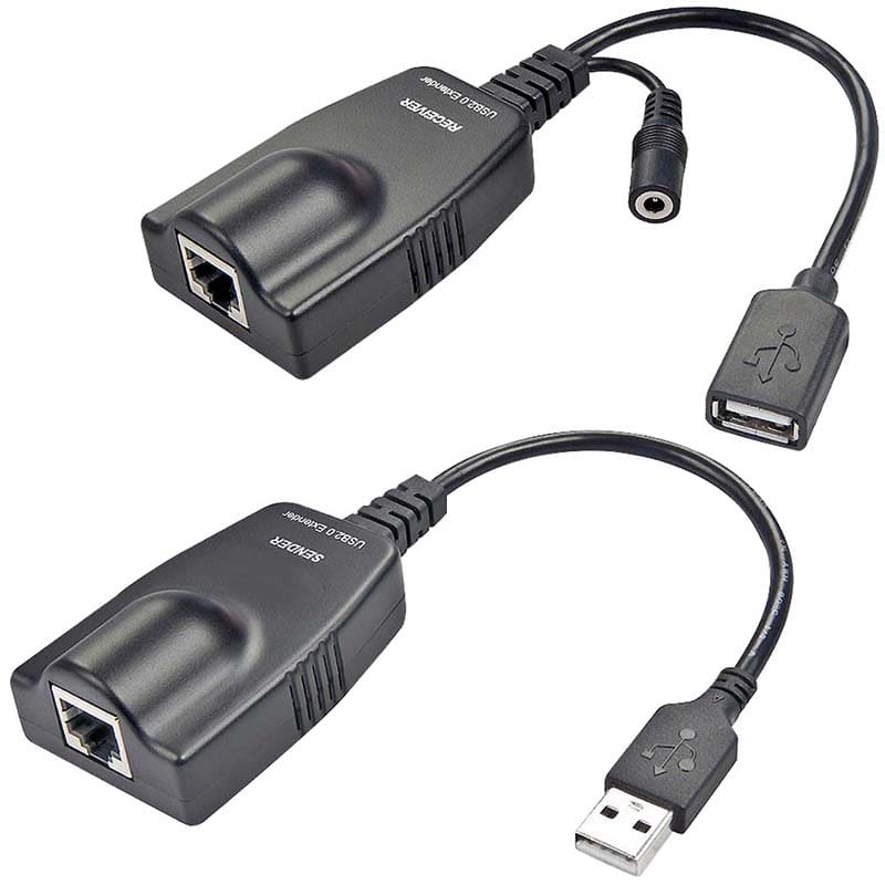 ELCART DISTRIBUTION - ERT406848200 USB EXT. CAVO SING.CAT5E/6 100MT