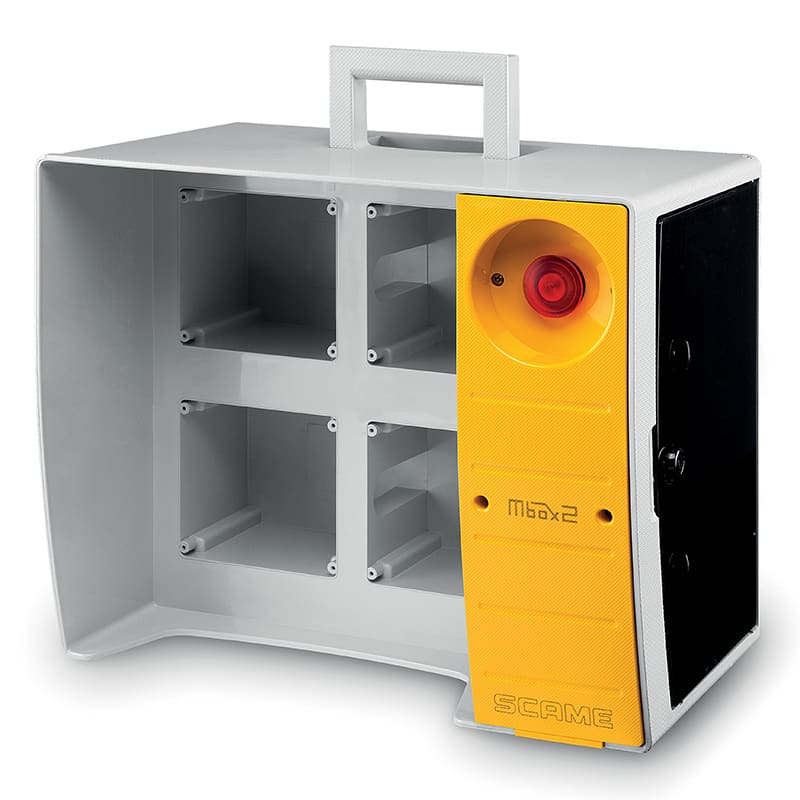 SCAME PARRE SPA - SCA656.0924-000 QUADRO MBOX2 VUOTO X 4 PRESE OMNIA + EM