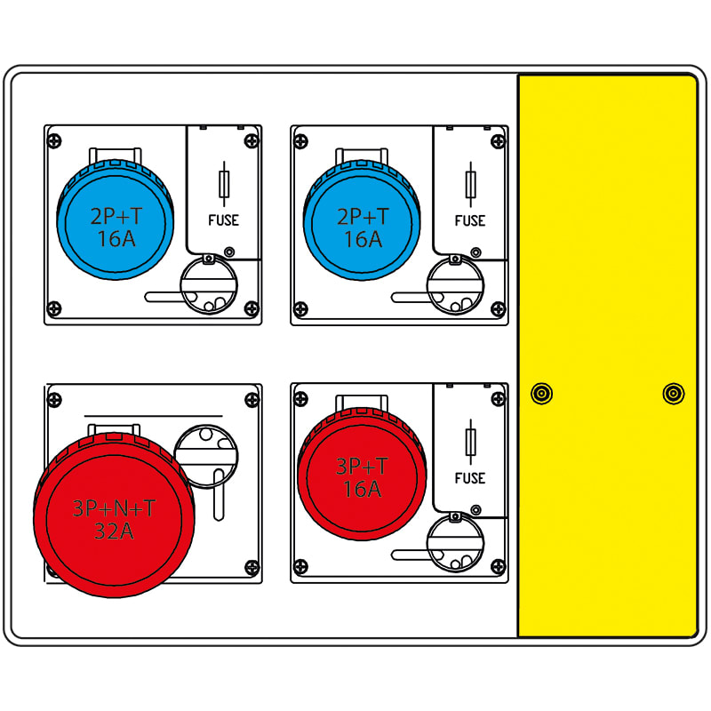 SCAME PARRE SPA - SCA656.5124-056 QUADRO DI DISTRIBUZIONE ASC