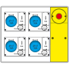SCAME PARRE SPA - SCA656.5824-113 MBOX2 CON SPINA+EMERGENZA PR.C/FUSIBILI